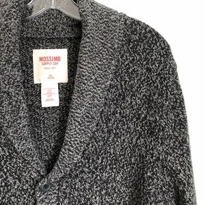 Mossimo Button Down Sweater with Shawl Collar